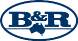 B and R logo - Building management Port Moresby, PNG